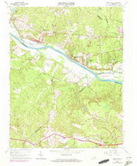 Midlothian Virginia Historical topographic map, 1:24000 scale, 7.5 X 7.5 Minute, Year 1964