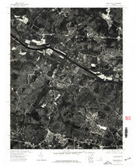 Midlothian Virginia Historical topographic map, 1:24000 scale, 7.5 X 7.5 Minute, Year 1974