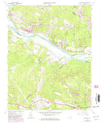 Midlothian Virginia Historical topographic map, 1:24000 scale, 7.5 X 7.5 Minute, Year 1964