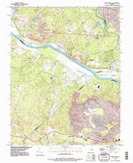 Midlothian Virginia Historical topographic map, 1:24000 scale, 7.5 X 7.5 Minute, Year 1994