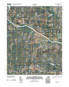 Midlothian Virginia Historical topographic map, 1:24000 scale, 7.5 X 7.5 Minute, Year 2010