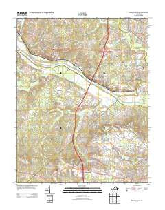 Midlothian Virginia Historical topographic map, 1:24000 scale, 7.5 X 7.5 Minute, Year 2013