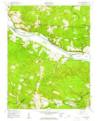 Midlothian Virginia Historical topographic map, 1:24000 scale, 7.5 X 7.5 Minute, Year 1943