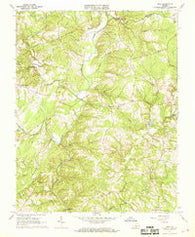 Mike Virginia Historical topographic map, 1:24000 scale, 7.5 X 7.5 Minute, Year 1966