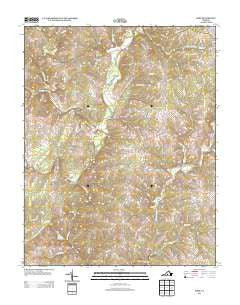 Mike Virginia Historical topographic map, 1:24000 scale, 7.5 X 7.5 Minute, Year 2013