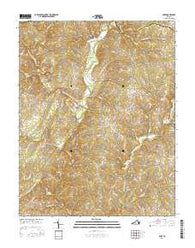 Mike Virginia Current topographic map, 1:24000 scale, 7.5 X 7.5 Minute, Year 2016