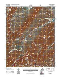 Millboro Virginia Historical topographic map, 1:24000 scale, 7.5 X 7.5 Minute, Year 2011