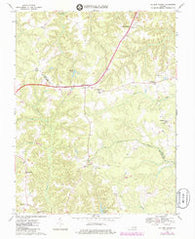 Millers Tavern Virginia Historical topographic map, 1:24000 scale, 7.5 X 7.5 Minute, Year 1968