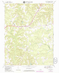 Millers Tavern Virginia Historical topographic map, 1:24000 scale, 7.5 X 7.5 Minute, Year 1968