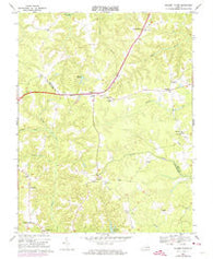 Millers Tavern Virginia Historical topographic map, 1:24000 scale, 7.5 X 7.5 Minute, Year 1968