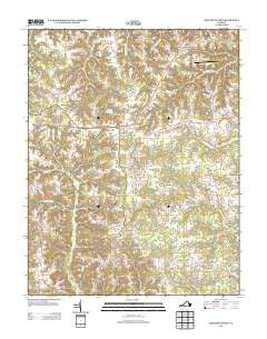 Millers Tavern Virginia Historical topographic map, 1:24000 scale, 7.5 X 7.5 Minute, Year 2013
