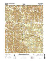 Millers Tavern Virginia Current topographic map, 1:24000 scale, 7.5 X 7.5 Minute, Year 2016