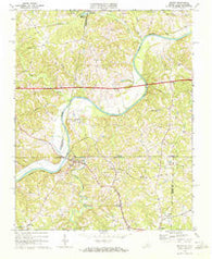 Milton North Carolina Historical topographic map, 1:24000 scale, 7.5 X 7.5 Minute, Year 1968