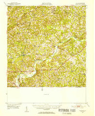 Milton North Carolina Historical topographic map, 1:62500 scale, 15 X 15 Minute, Year 1952