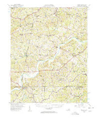 Milton North Carolina Historical topographic map, 1:62500 scale, 15 X 15 Minute, Year 1956
