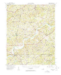 Milton North Carolina Historical topographic map, 1:62500 scale, 15 X 15 Minute, Year 1956