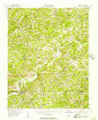 Milton North Carolina Historical topographic map, 1:62500 scale, 15 X 15 Minute, Year 1956