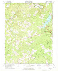 Mine Run Virginia Historical topographic map, 1:24000 scale, 7.5 X 7.5 Minute, Year 1969