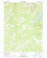 Mine Run Virginia Historical topographic map, 1:24000 scale, 7.5 X 7.5 Minute, Year 1969