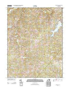 Mine Run Virginia Historical topographic map, 1:24000 scale, 7.5 X 7.5 Minute, Year 2013