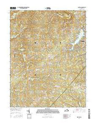 Mine Run Virginia Current topographic map, 1:24000 scale, 7.5 X 7.5 Minute, Year 2016