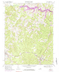 Mineral Virginia Historical topographic map, 1:24000 scale, 7.5 X 7.5 Minute, Year 1969