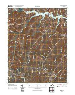 Mineral Virginia Historical topographic map, 1:24000 scale, 7.5 X 7.5 Minute, Year 2011