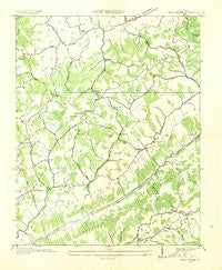 Moll Creek Virginia Historical topographic map, 1:24000 scale, 7.5 X 7.5 Minute, Year 1935