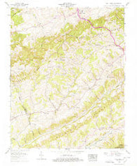 Moll Creek Virginia Historical topographic map, 1:24000 scale, 7.5 X 7.5 Minute, Year 1958