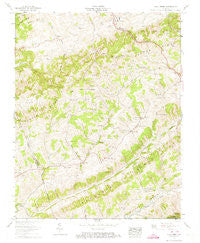 Moll Creek Virginia Historical topographic map, 1:24000 scale, 7.5 X 7.5 Minute, Year 1958