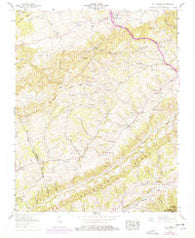 Moll Creek Virginia Historical topographic map, 1:24000 scale, 7.5 X 7.5 Minute, Year 1958