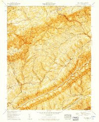 Moll Creek Virginia Historical topographic map, 1:24000 scale, 7.5 X 7.5 Minute, Year 1958