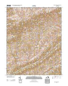 Moll Creek Virginia Historical topographic map, 1:24000 scale, 7.5 X 7.5 Minute, Year 2013