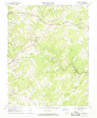 Moneta Virginia Historical topographic map, 1:24000 scale, 7.5 X 7.5 Minute, Year 1967
