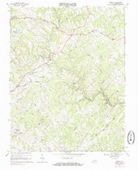 Moneta Virginia Historical topographic map, 1:24000 scale, 7.5 X 7.5 Minute, Year 1967