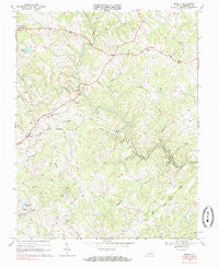 Moneta Virginia Historical topographic map, 1:24000 scale, 7.5 X 7.5 Minute, Year 1967