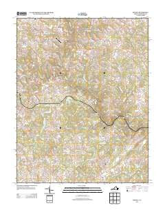 Moneta Virginia Historical topographic map, 1:24000 scale, 7.5 X 7.5 Minute, Year 2013