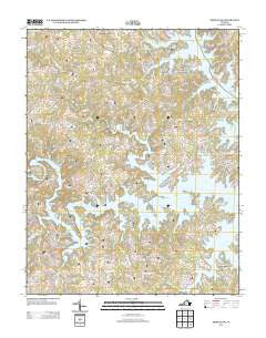 Moneta SW Virginia Historical topographic map, 1:24000 scale, 7.5 X 7.5 Minute, Year 2013