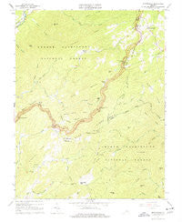 Montebello Virginia Historical topographic map, 1:24000 scale, 7.5 X 7.5 Minute, Year 1965