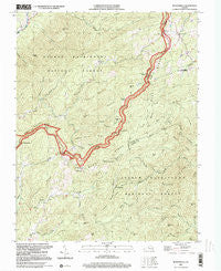 Montebello Virginia Historical topographic map, 1:24000 scale, 7.5 X 7.5 Minute, Year 1999