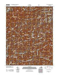 Montebello Virginia Historical topographic map, 1:24000 scale, 7.5 X 7.5 Minute, Year 2011