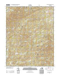 Montebello Virginia Historical topographic map, 1:24000 scale, 7.5 X 7.5 Minute, Year 2013