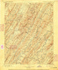 Monterey Virginia Historical topographic map, 1:125000 scale, 30 X 30 Minute, Year 1901
