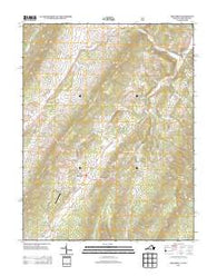Monterey Virginia Historical topographic map, 1:24000 scale, 7.5 X 7.5 Minute, Year 2013