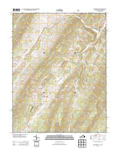 Monterey Virginia Historical topographic map, 1:24000 scale, 7.5 X 7.5 Minute, Year 2013