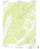 Monterey SE Virginia Historical topographic map, 1:24000 scale, 7.5 X 7.5 Minute, Year 1969