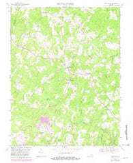 Montpelier Virginia Historical topographic map, 1:24000 scale, 7.5 X 7.5 Minute, Year 1969