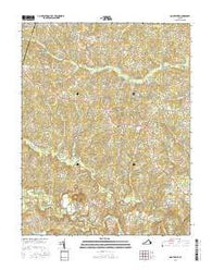 Montpelier Virginia Current topographic map, 1:24000 scale, 7.5 X 7.5 Minute, Year 2016