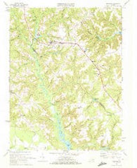 Montross Virginia Historical topographic map, 1:24000 scale, 7.5 X 7.5 Minute, Year 1968