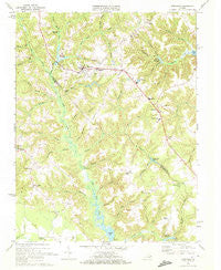 Montross Virginia Historical topographic map, 1:24000 scale, 7.5 X 7.5 Minute, Year 1968